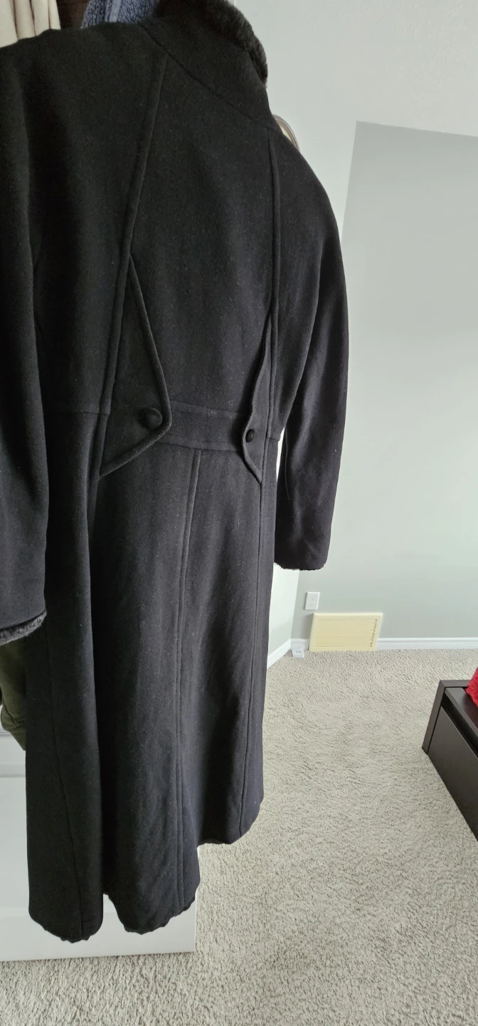 Jones New York Petite Black Coat Size 10 - photo 2