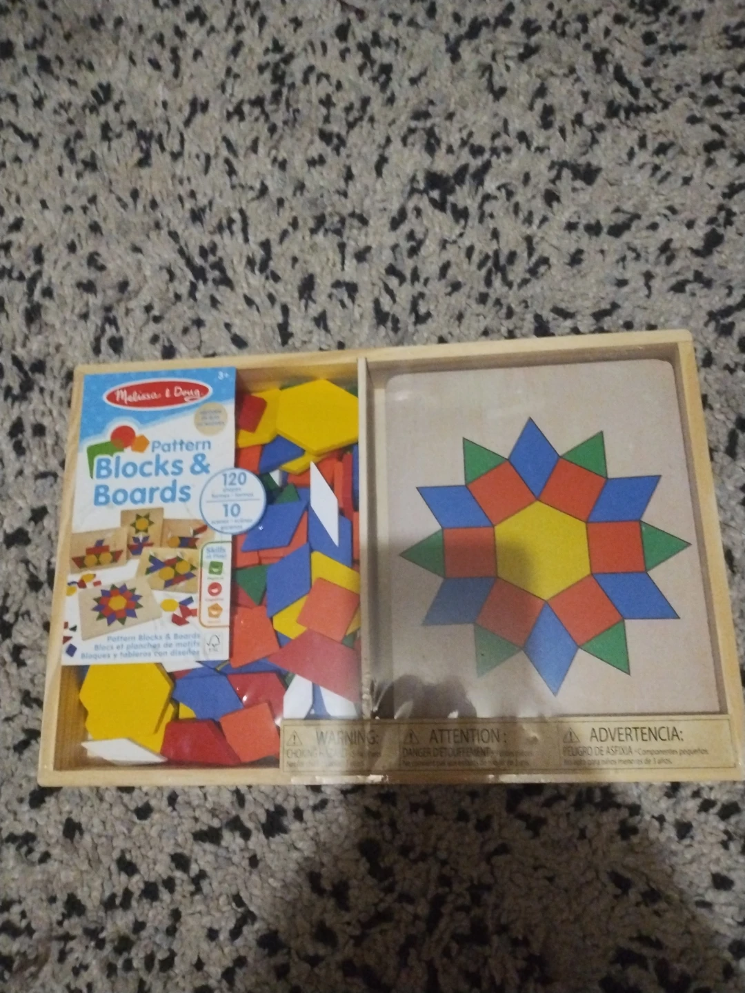 Melissa & Doug Pattern Blocks & Boards