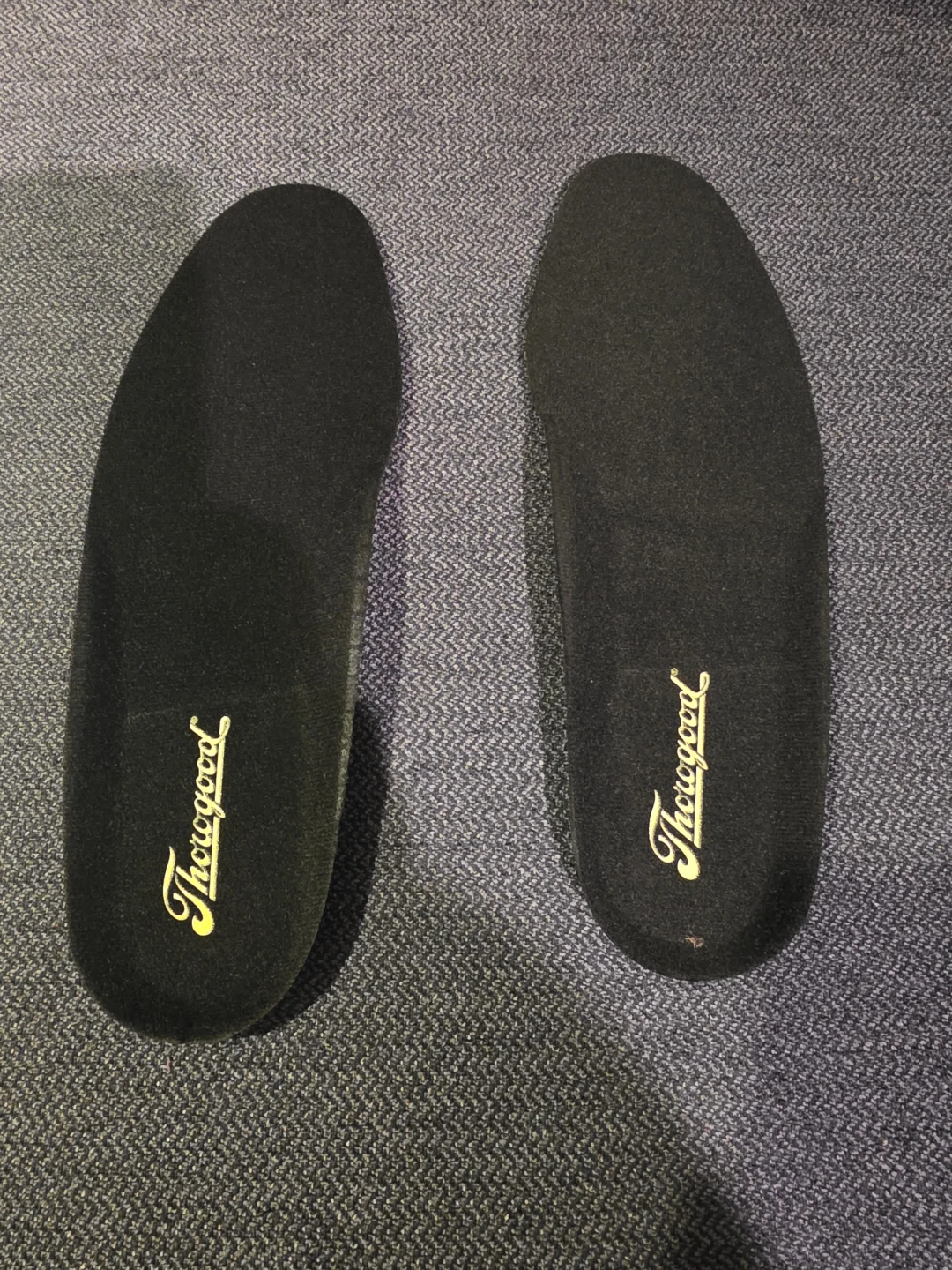 Thorogood Black Shoe Insoles Size 8 1/2 #cleanout