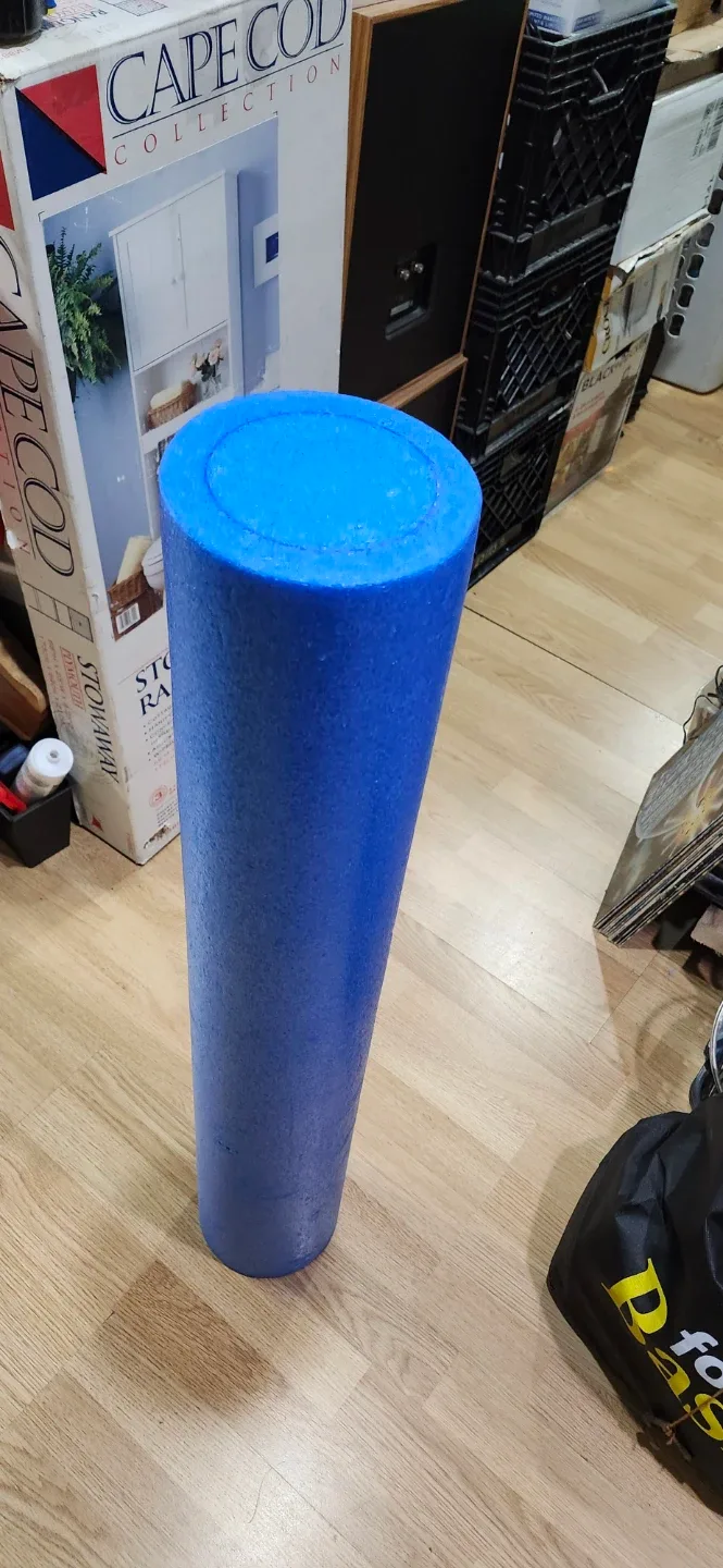 Blue Foam Roller - 36 Inches Long