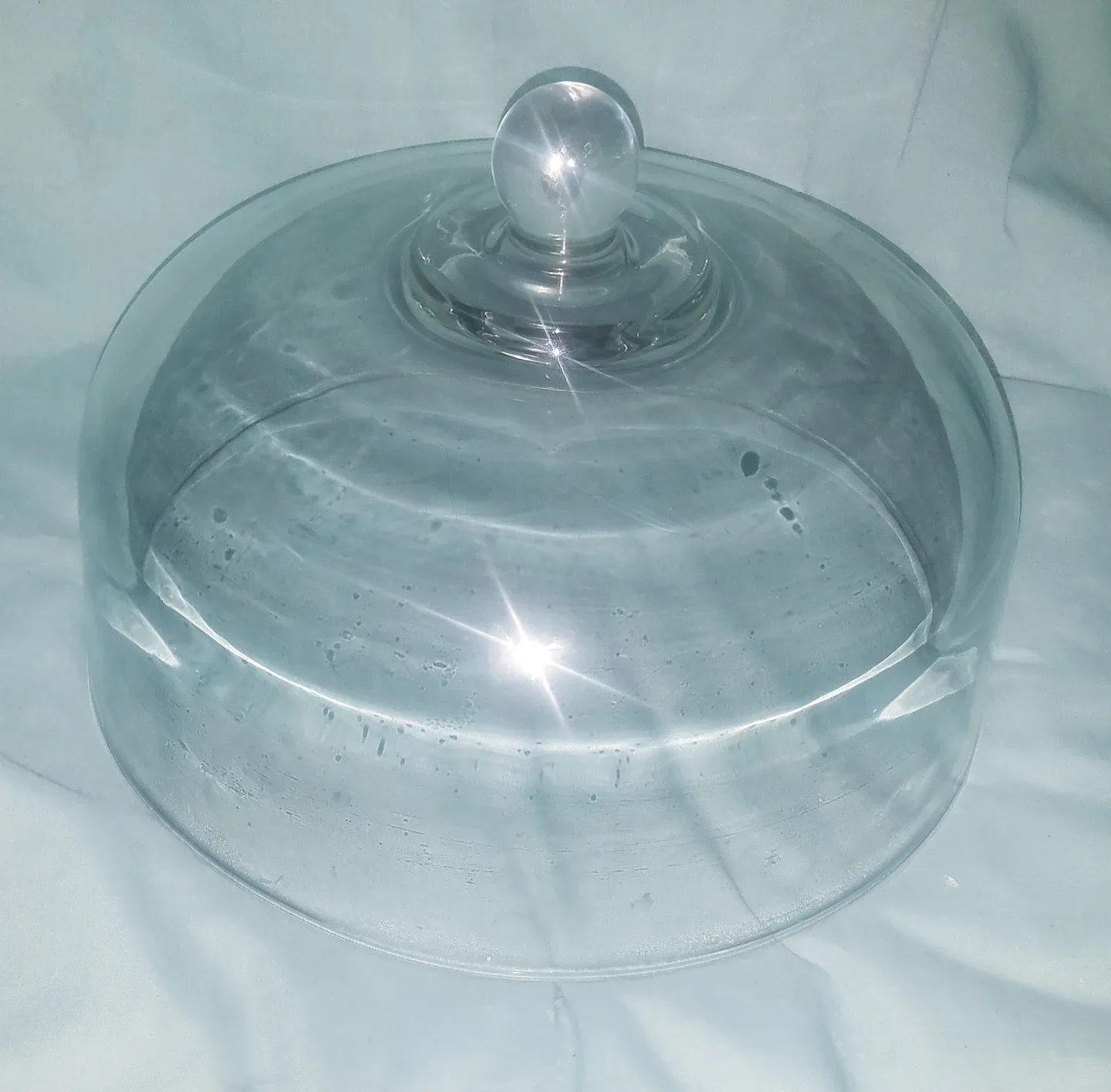Anchor Hocking Heavy Glass Cake Dome Cover