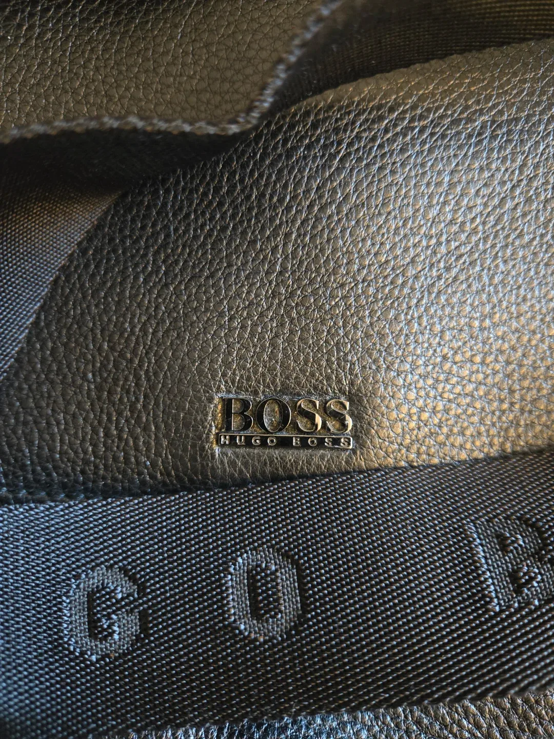 Hugo Boss Black Leather Messenger Bag image indicator(2)