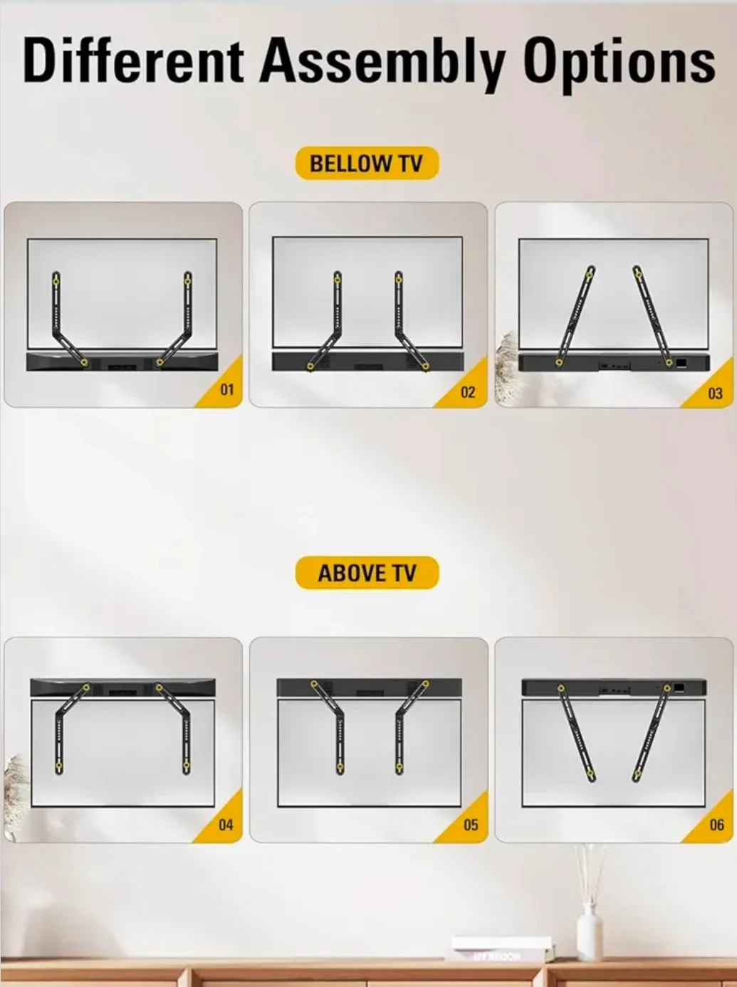 Mounting Dream Sound Bar Mount MD5420 image indicator(7)