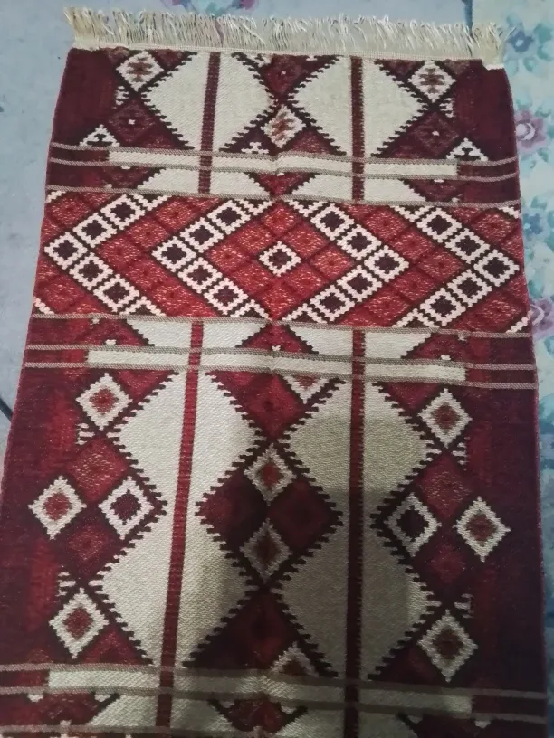 Vintage Handmade Middle Eastern Prayer Rug / Kilim 50X26" image indicator(4)