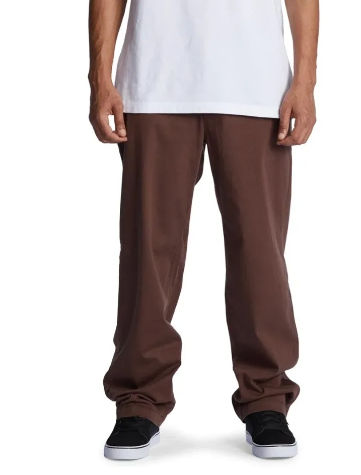 DC Worker Relaxed Chino Pants - Brown
