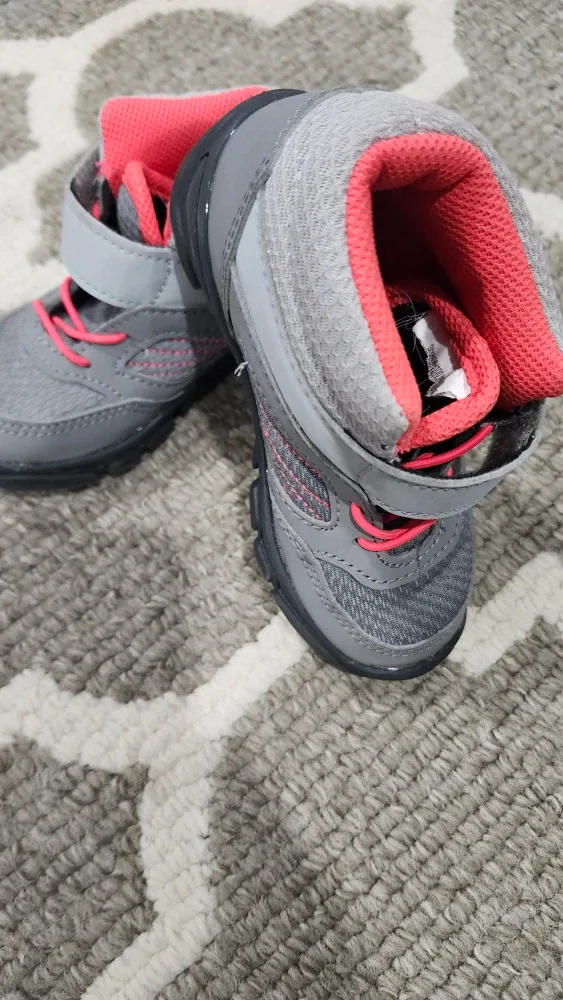 Grey and Pink Kids' Winter Boots image indicator(2)