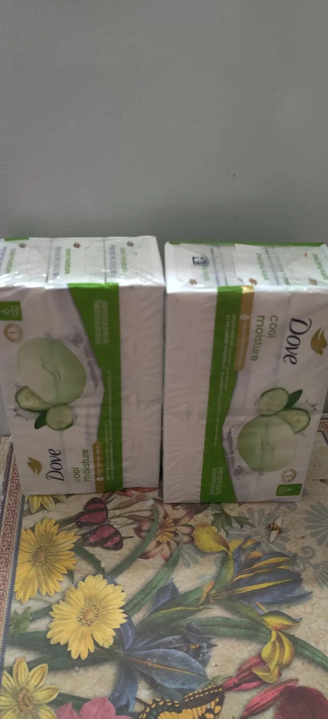 New Dove Cool Moisture Beauty Bar - 6 Packx 2
