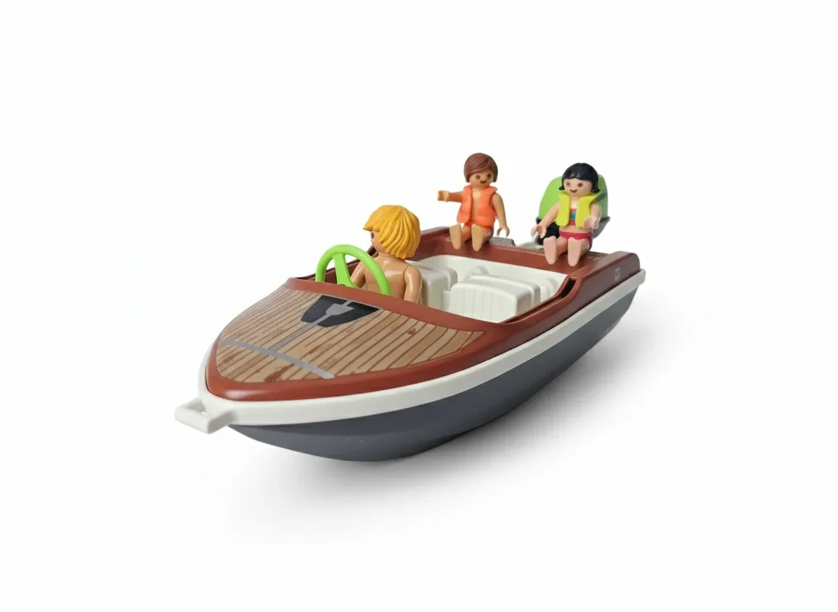 Playmobil Speedboat with Tube Riders + Speedboat Motor