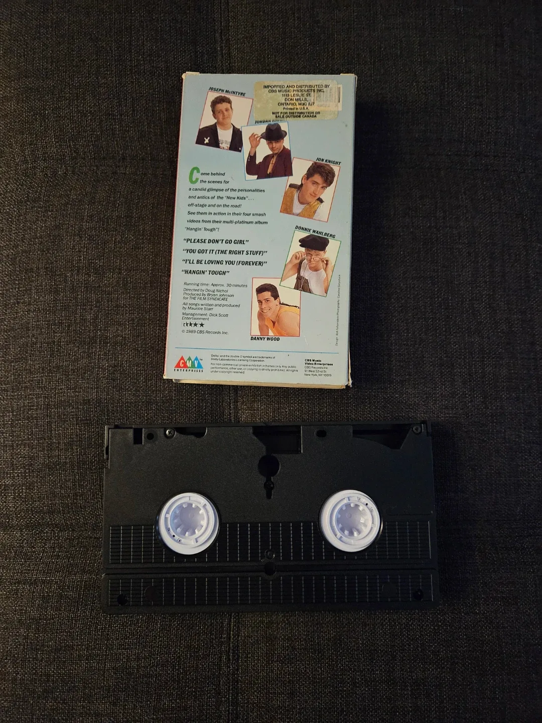 New Kids On The Block Hangin' Tough VHS Tape NKOTB image indicator(2)