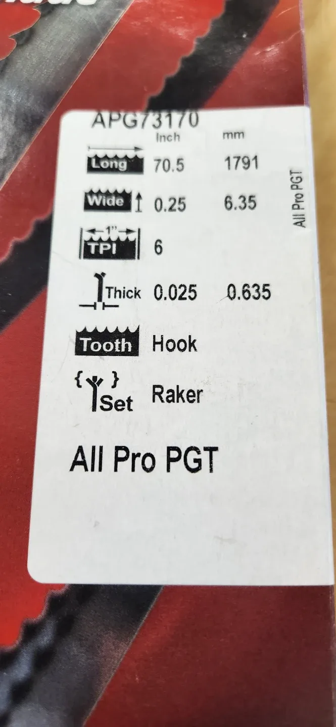 All Pro PGT Band Saw Blade image indicator(3)