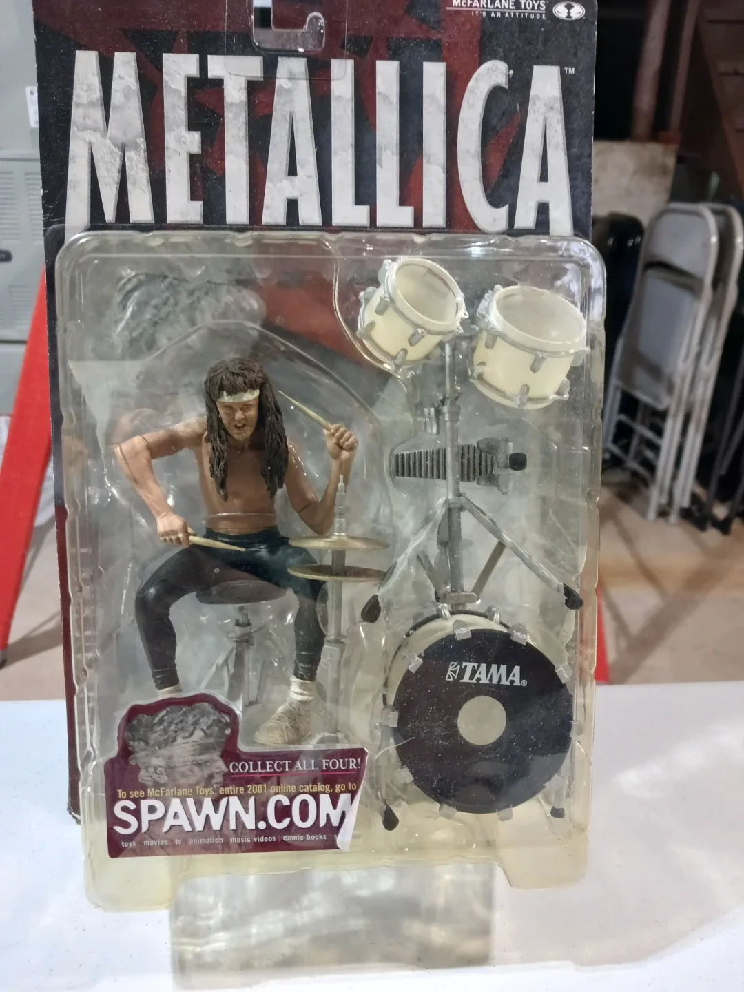 Metallica Lars Ulrich Drummer Action Figure by McFarlane Toys