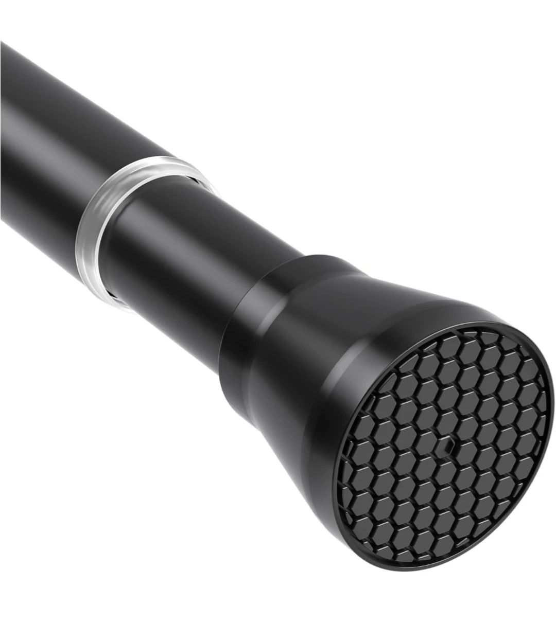 Adjustable Tension Curtain Rod 28"-48" Black