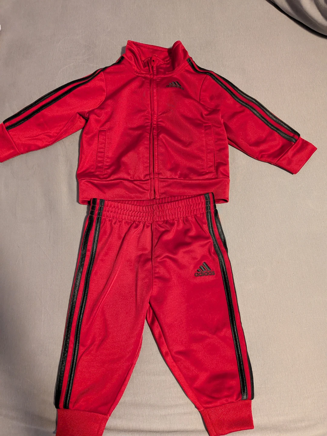 Adidas Red Tracksuit (6 month)