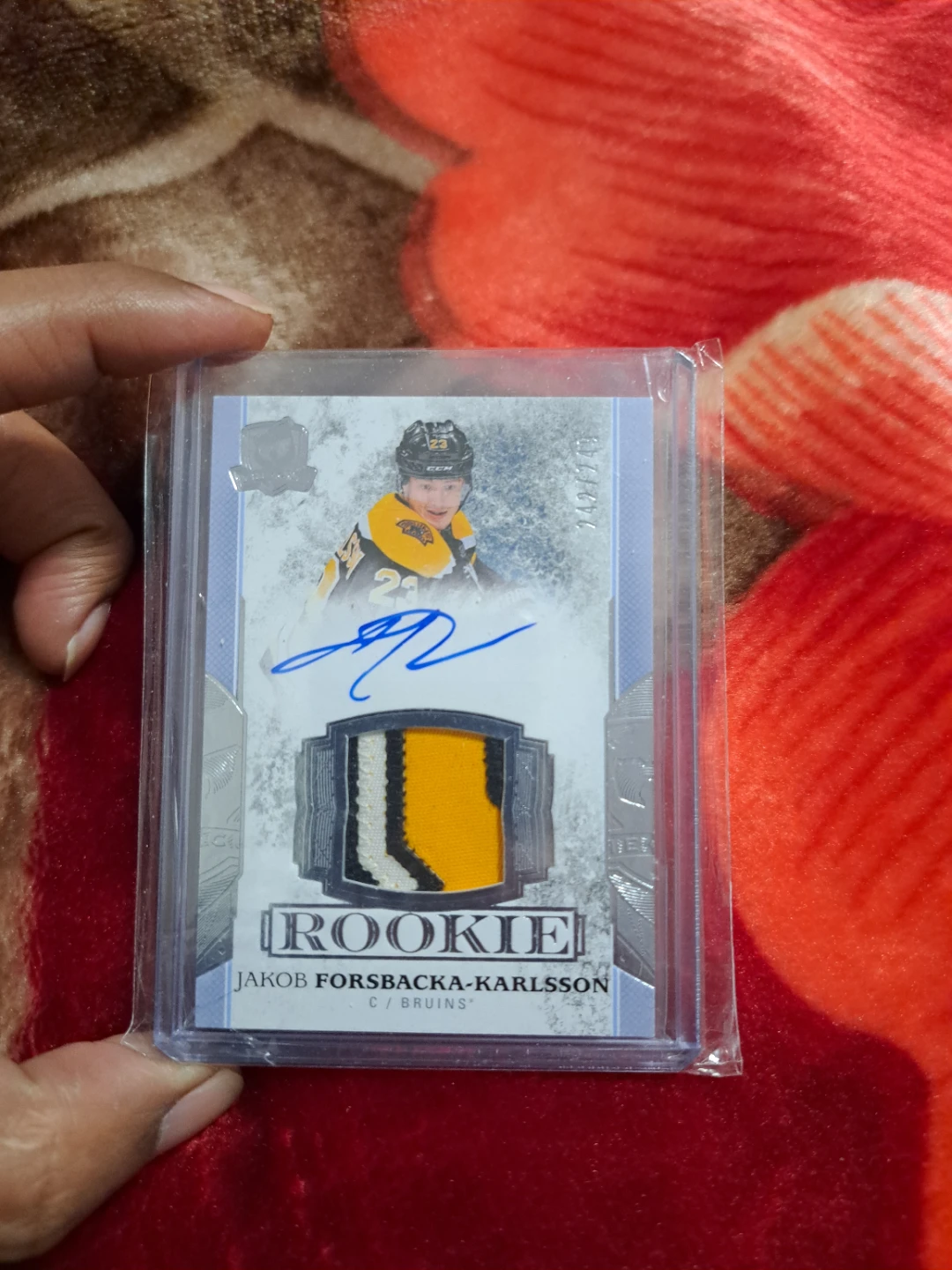 Jakob Forsbacka-Karlsson Rookie Hockey Card