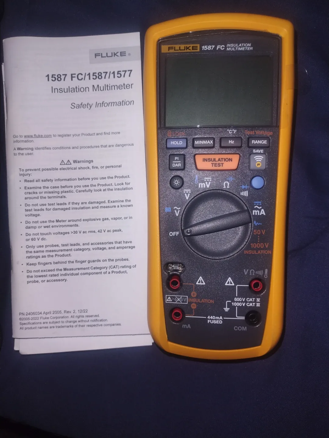 Fluke 1587 FC Insulation Multimeter