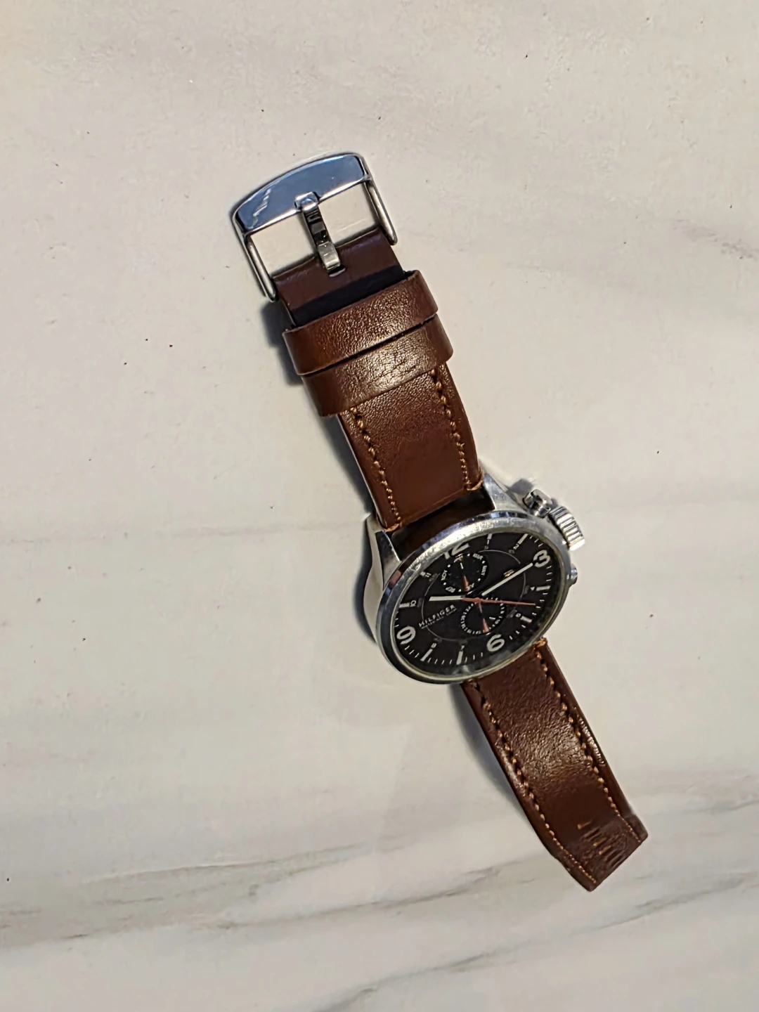 Tommy Hilfiger Brown Leather Strap Watch - photo 3