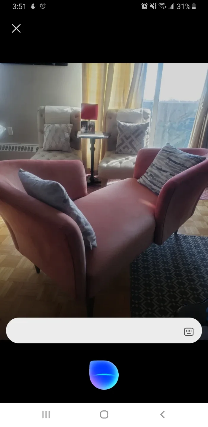 Pink Chaise Lounge