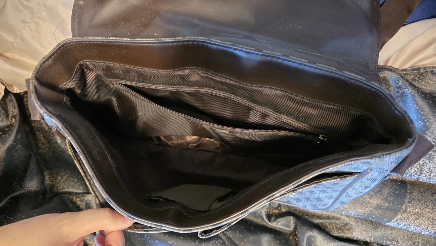 Brown Patterned Messenger Bag - photo 4