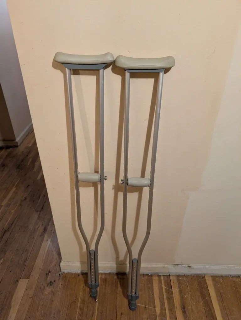 Adjustable Adult Crutches - Like New!