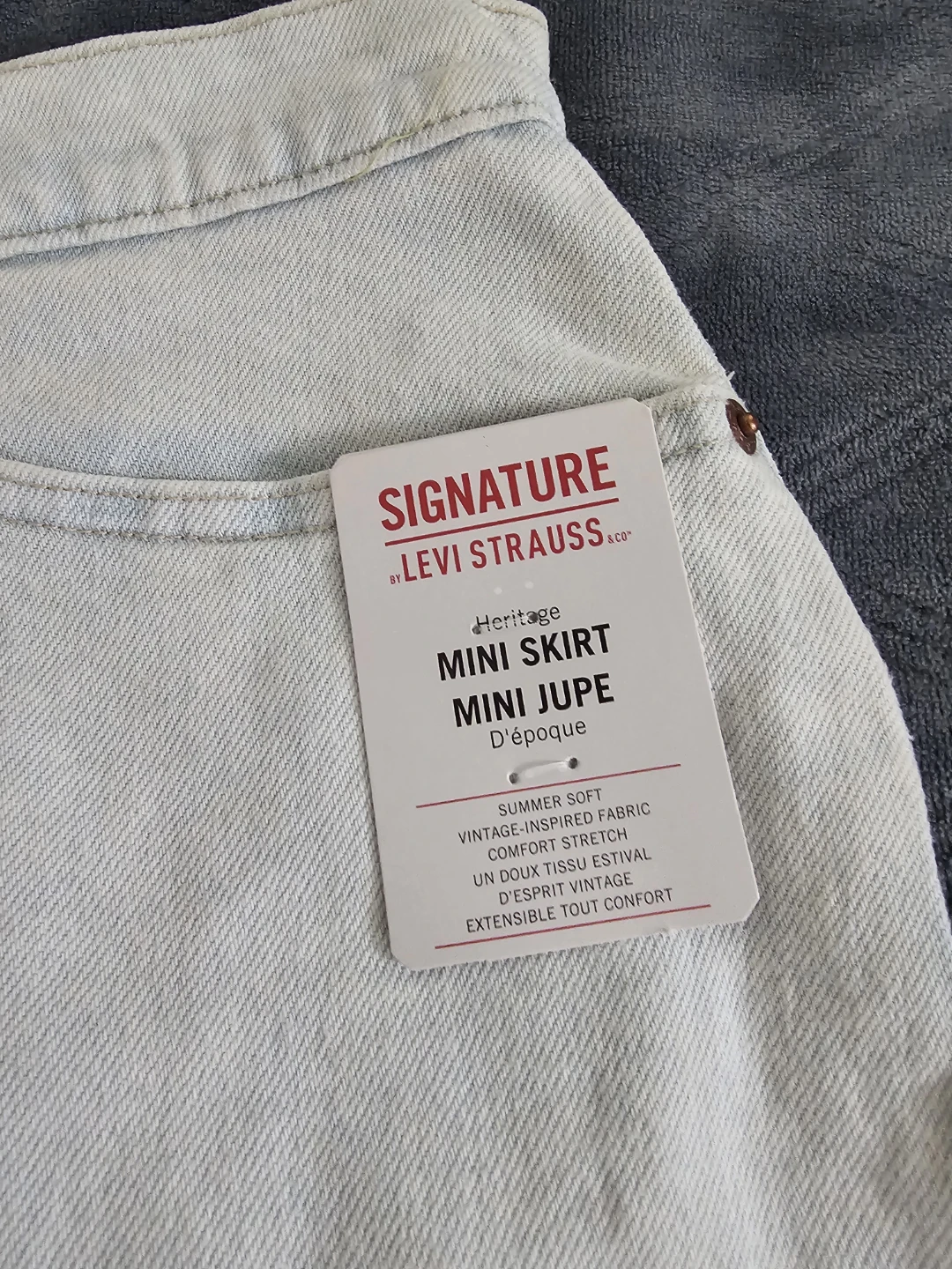 SIGNATURE By LEVI STRAUSS Heritage Mini Skirt - photo 2