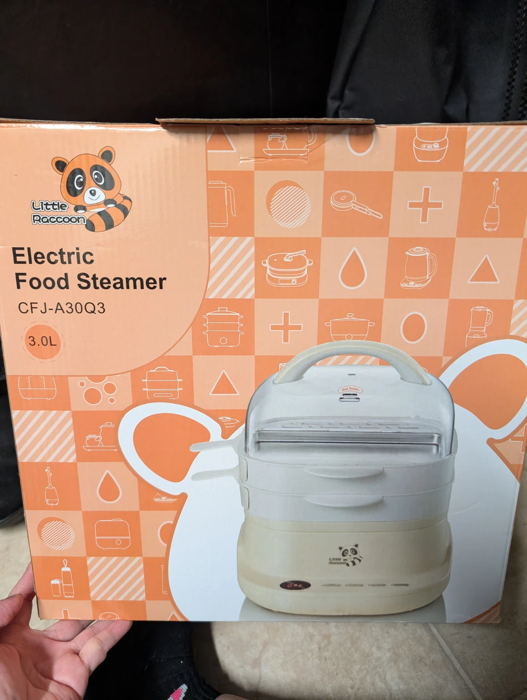 Little Raccoon Electric Food Steamer CFJ-A30Q3 - New