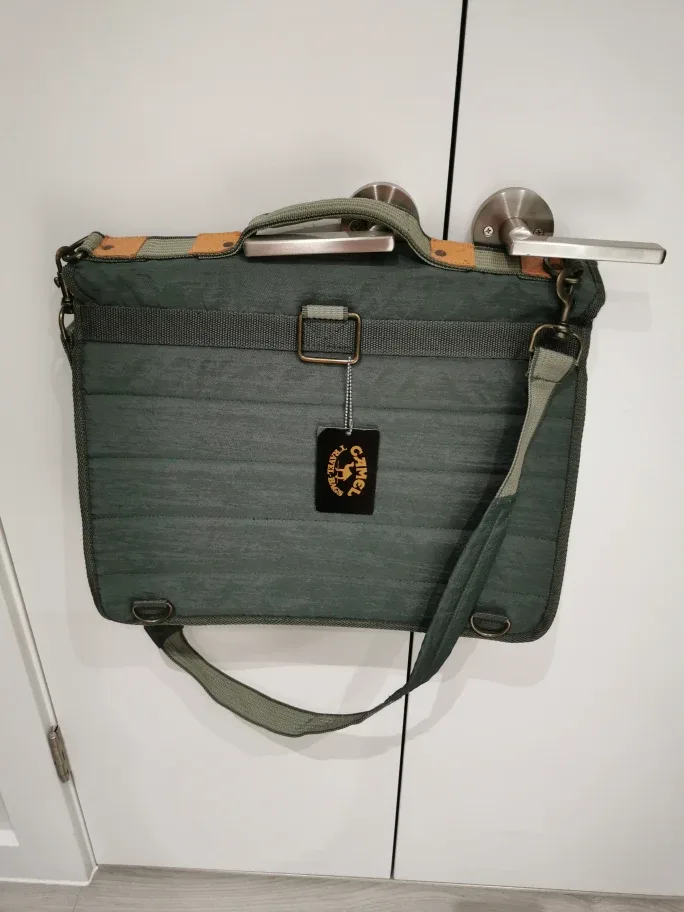 Camel Travel Bag - Green Shoulder Bag image indicator(4)