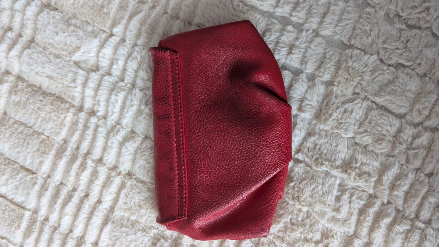 Nine West Red Clutch with Chain Strap - photo 3