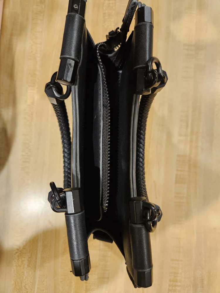 NBM Black Leather Handbag - photo 3