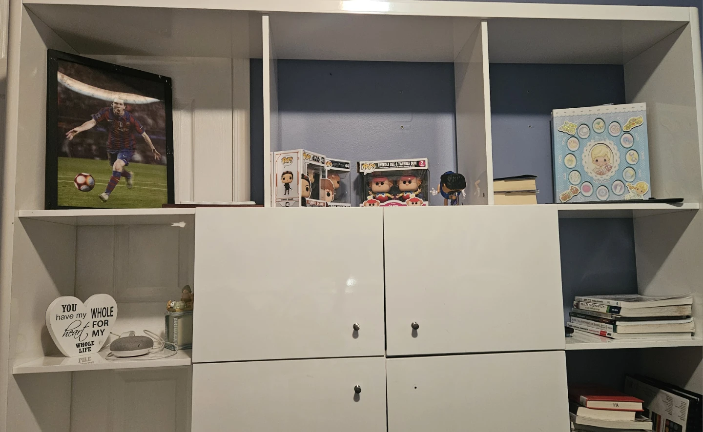 White Bookshelf