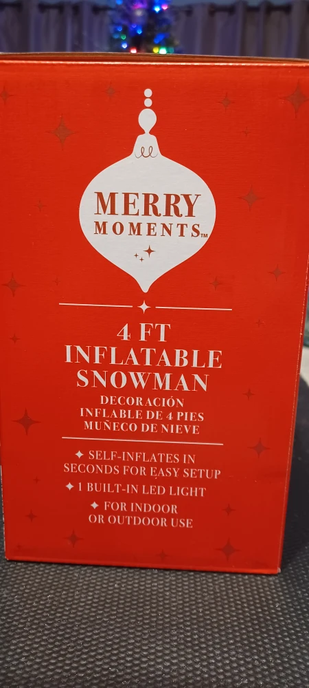 Merry Moments 4 FT Inflatable Snowman - New - photo 2