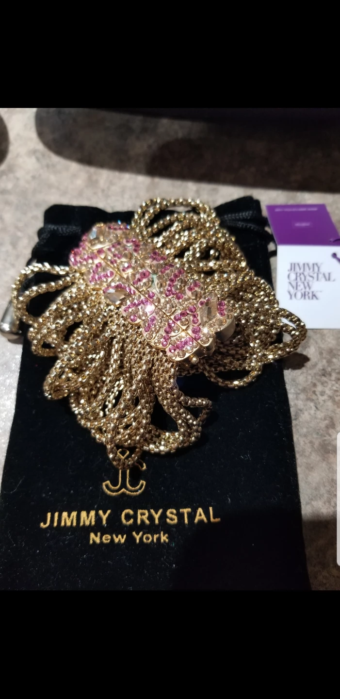 Jimmy Crystal New York Gold Bracelet - photo 2