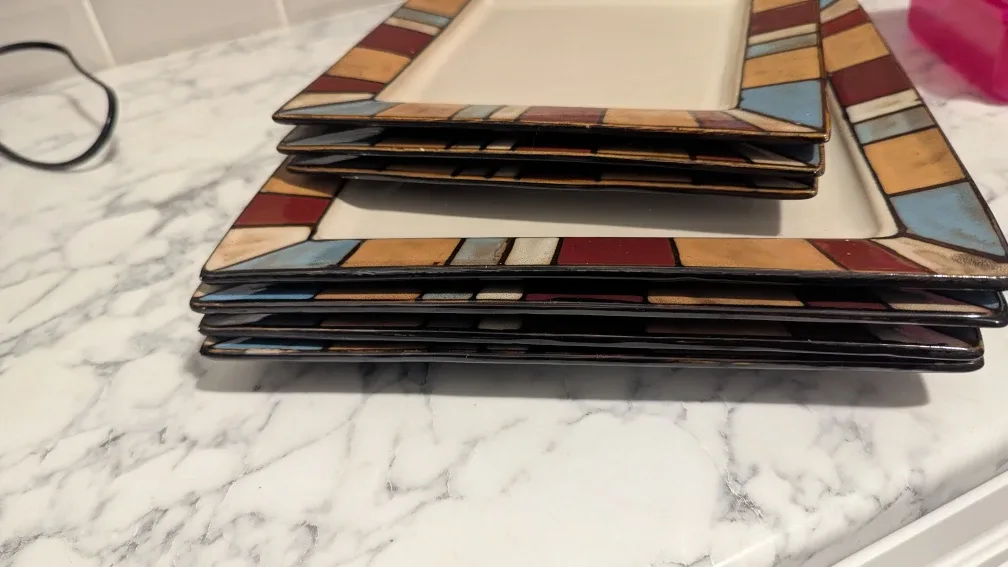 Vintage Stoneware Dinnerware Set image indicator(6)