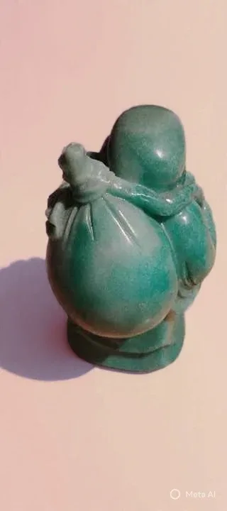 Green Smiling  Buddha Statue image indicator(2)