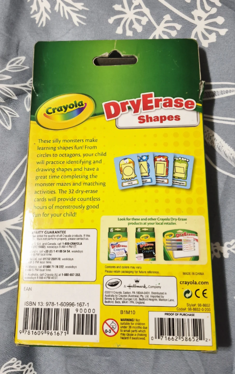 Crayola dry erase shapes kit with 32 learning cards! - photo 3