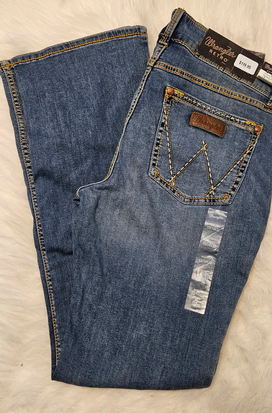 Wrangler Retro Boot Cut Jeans, Size 13/14x32