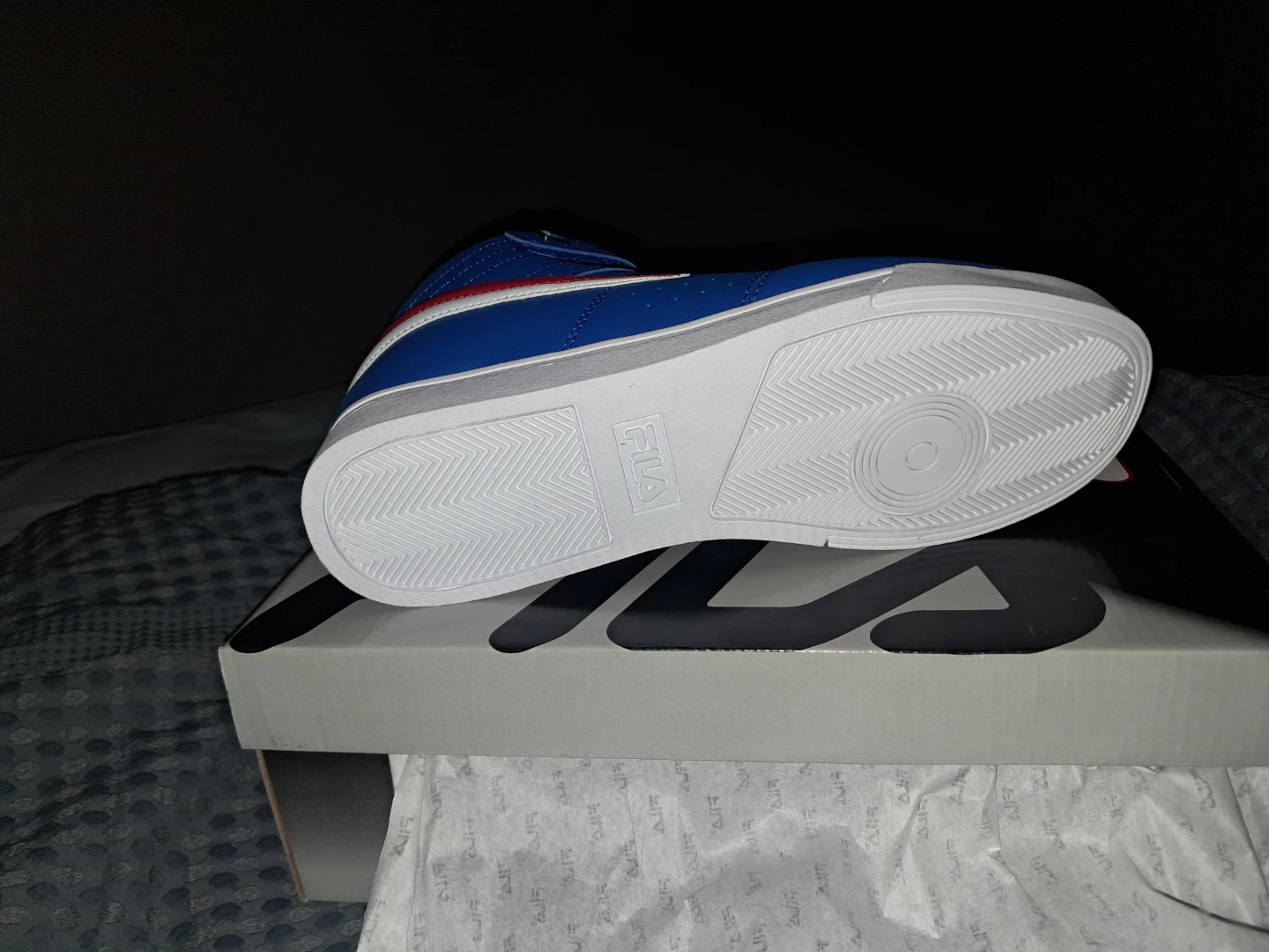 New Fila F-13 Hi Top Sneakers - Blue, Size 9 - photo 2