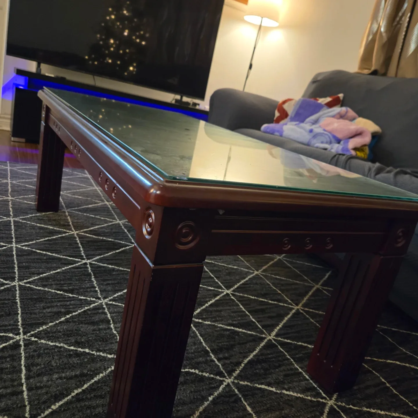 Glass Top Centre Table