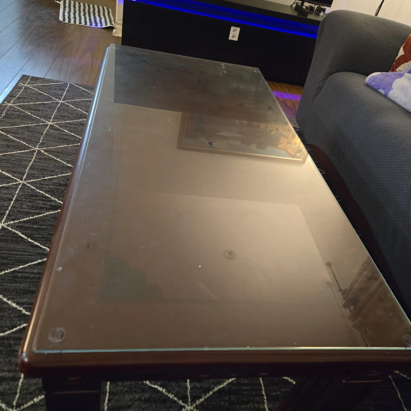 Glass Top Centre Table - photo 2