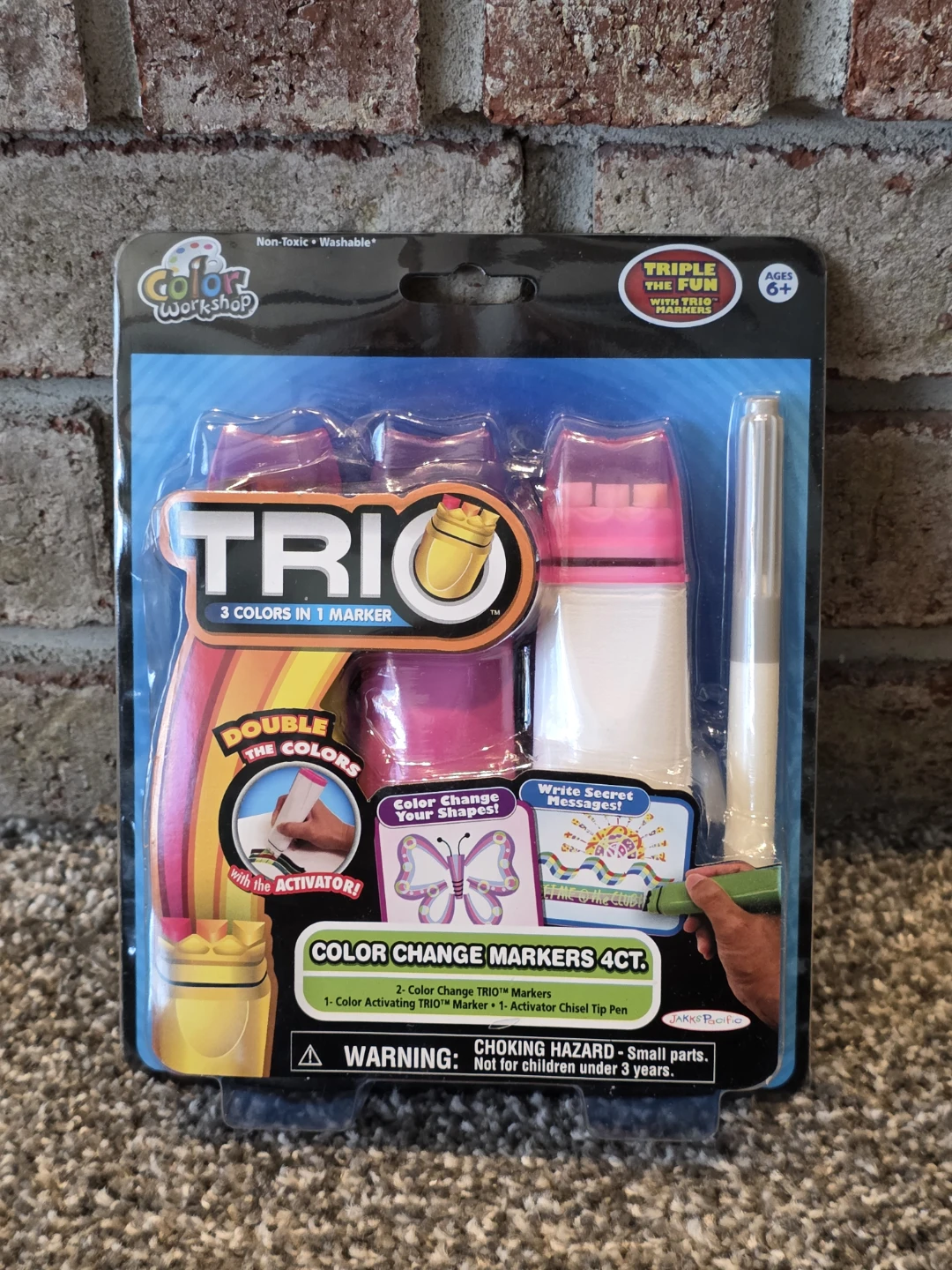 Color Workshop Trio Color Change Markers 4ct NEW