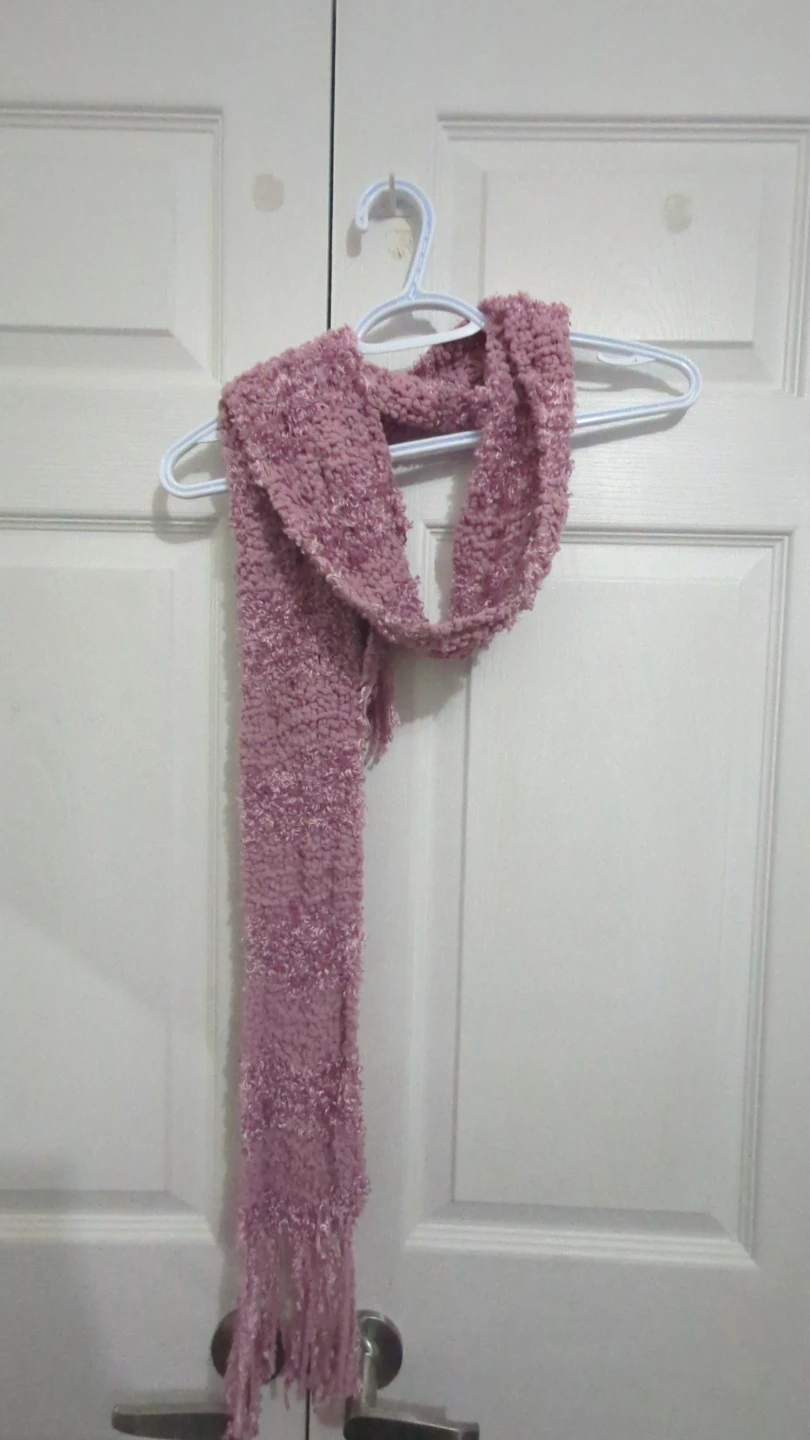 Handmade Pink Scarf