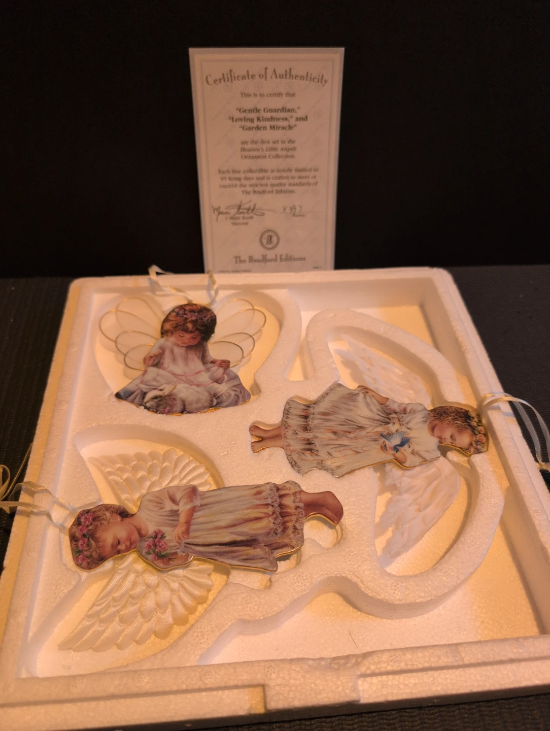 The Bradford Exchange Heaven's Little Angels Ornament Collection
