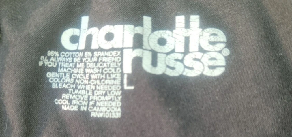 Charlotte Russe Black Leggings - Size L - photo 4