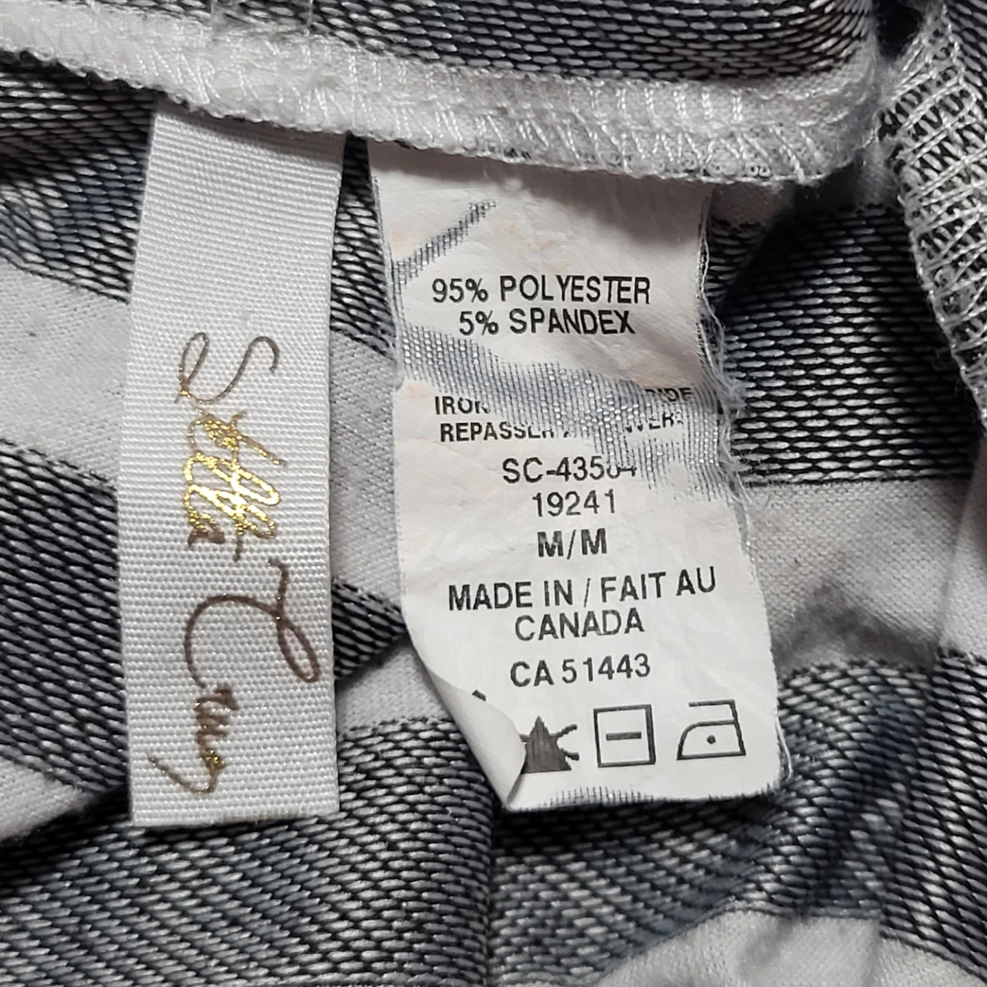 Salt & Cove Black & White Striped Hoodie - M/M - photo 3