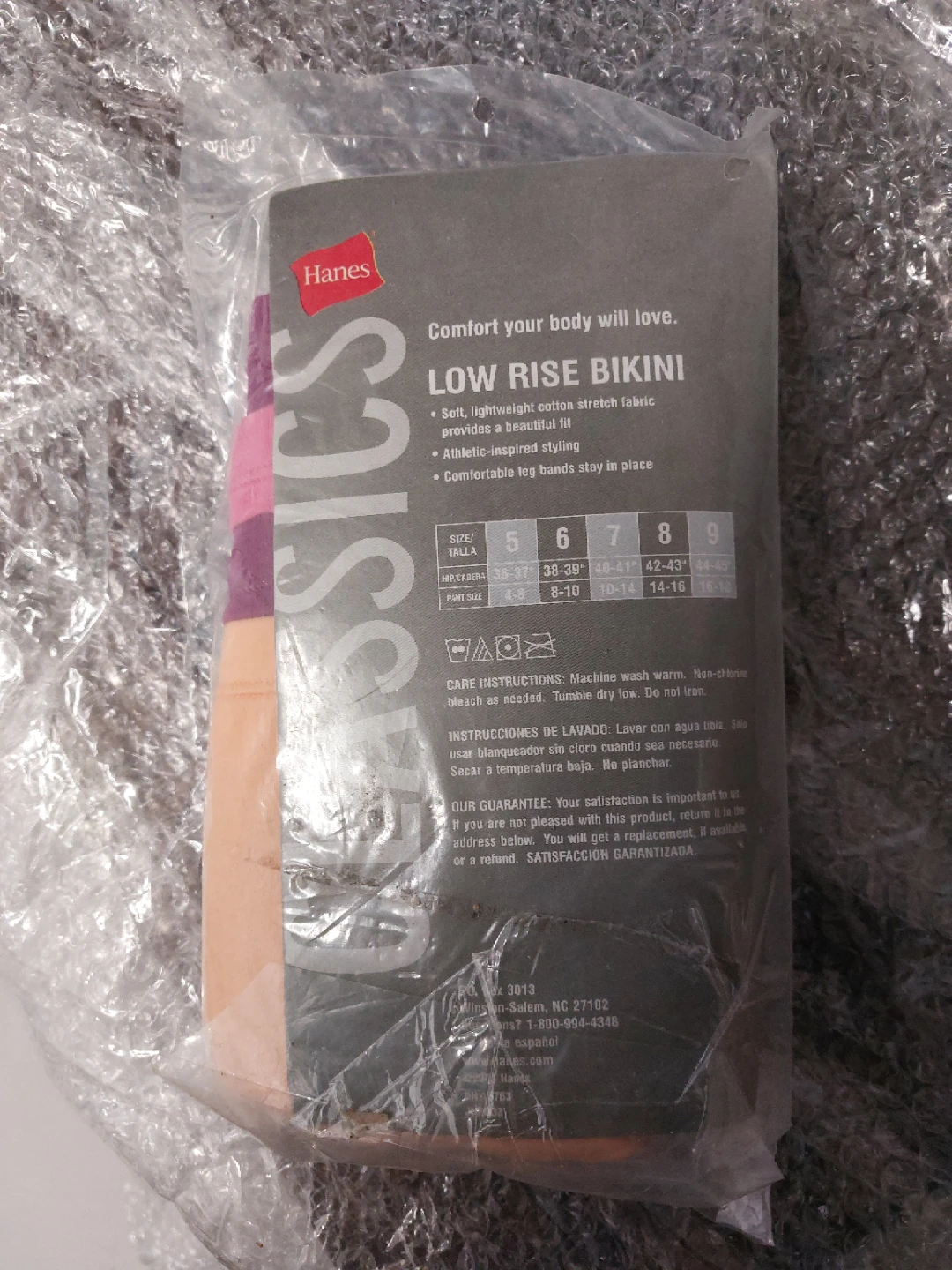 New Hanes Low Rise Bikini Panties - Size 7 - photo 2