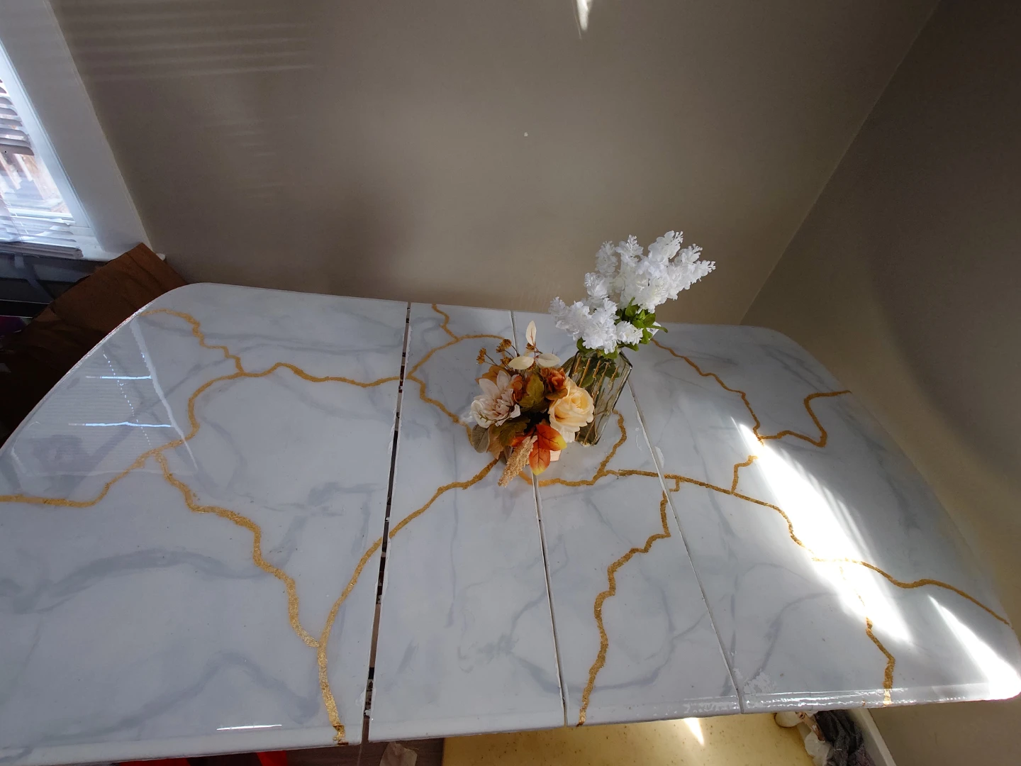 Marble Style Dining Table - photo 4