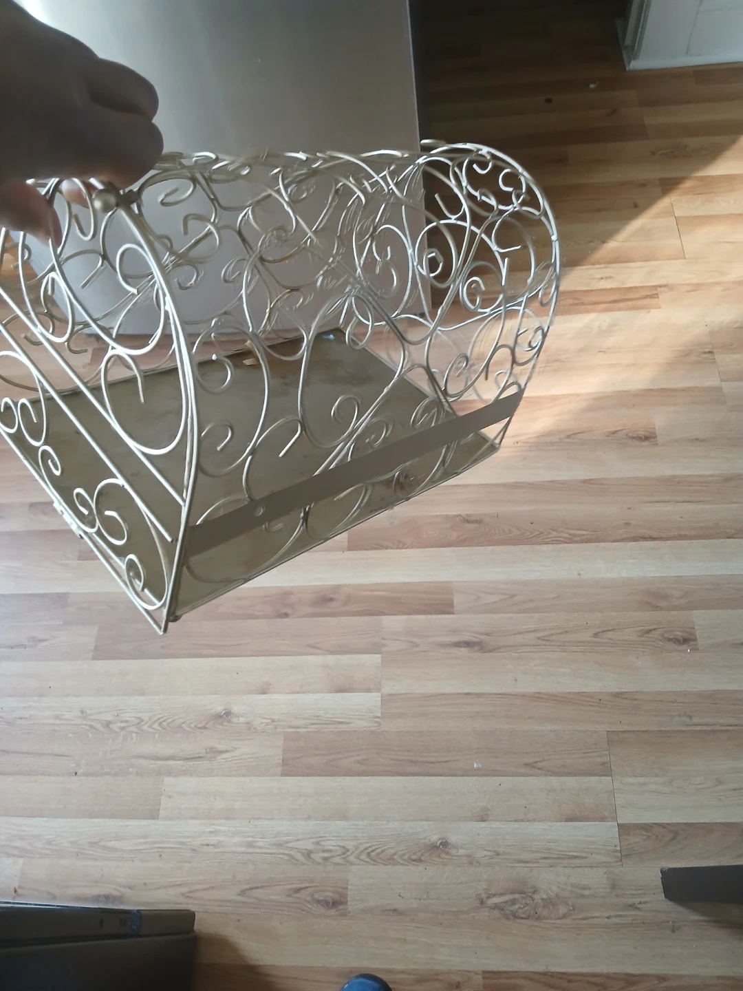 Decorative Gold Metal Basket