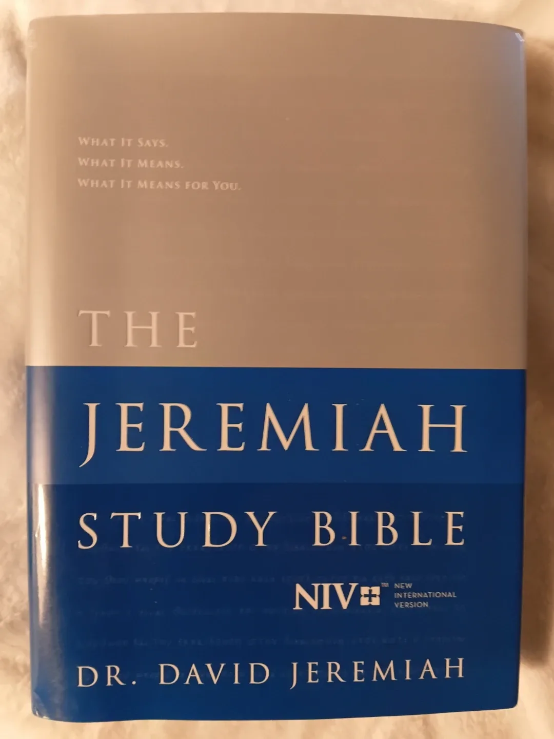 The Jeremiah Study Bible NIV by Dr. David Jeremiah