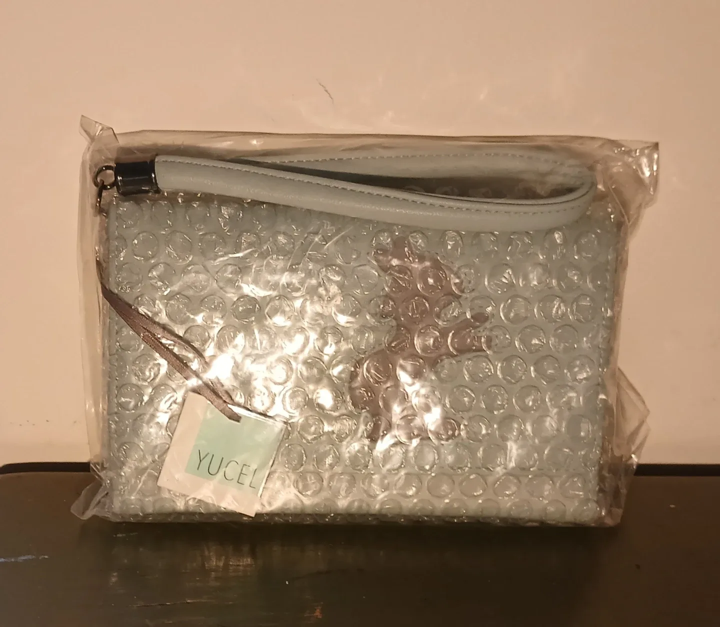 Vegan Light Blue Wristlet Wallet image indicator(4)