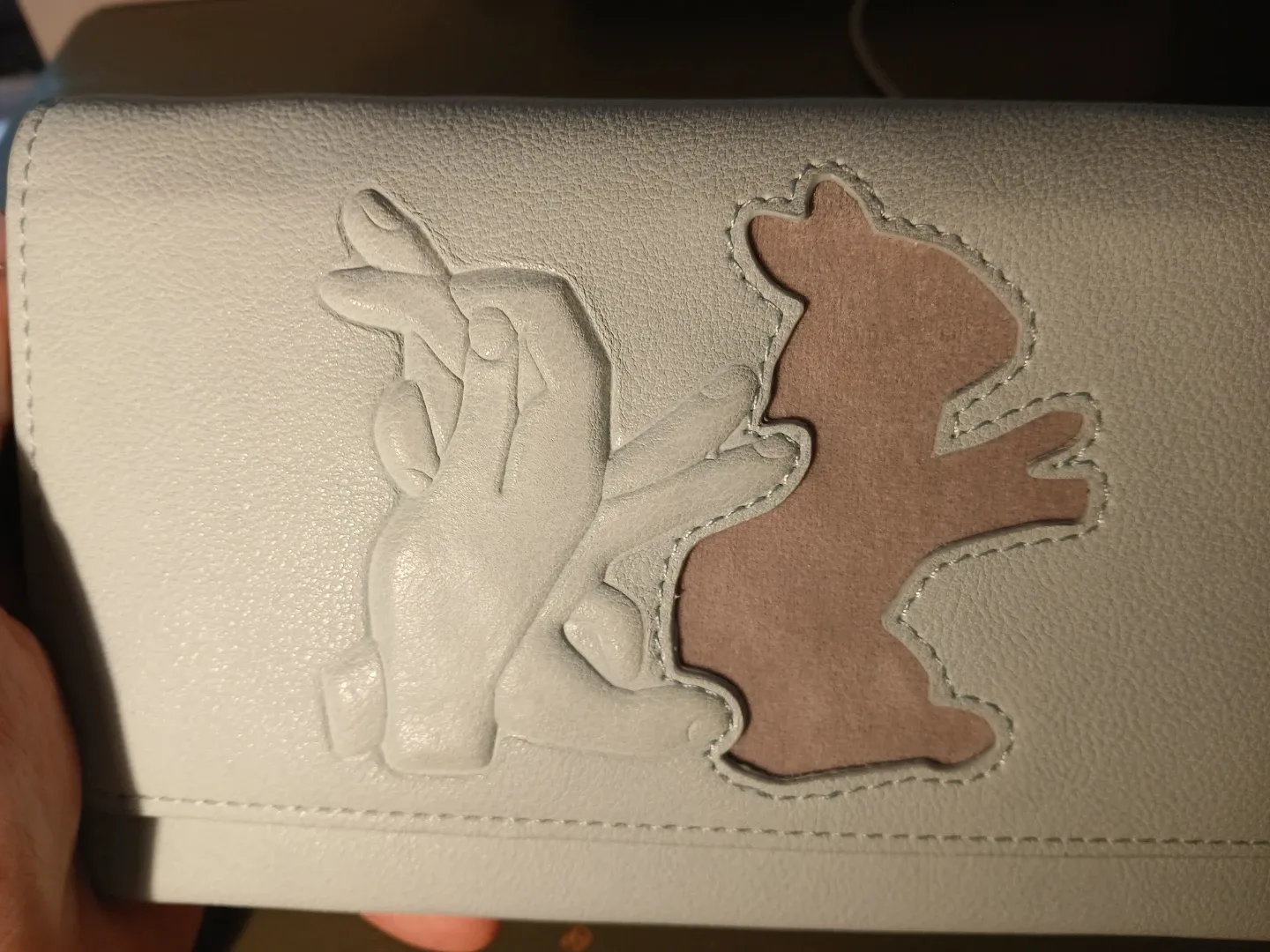 Vegan Light Blue Wristlet Wallet image indicator(7)