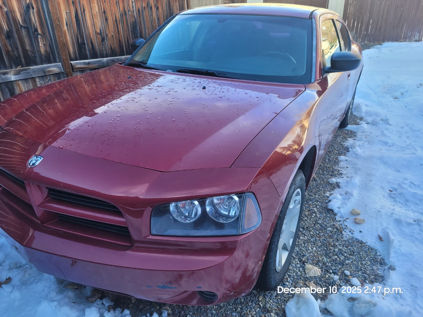 Red Dodge Charger 2007